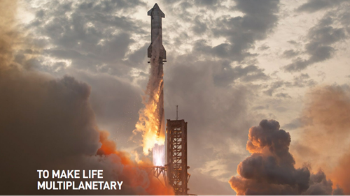 Elon musk's space x immediately after launching